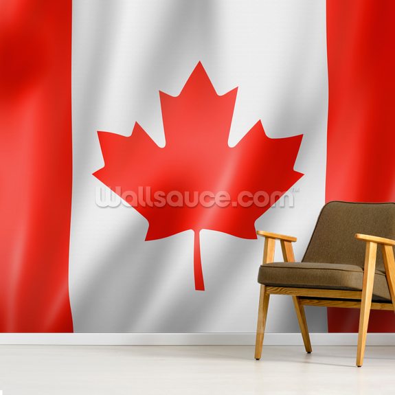 Flag of Canada Wall Mural | Wallsauce UK