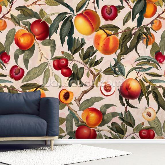 Peachy Perfect Wallpaper | Wallsauce UK