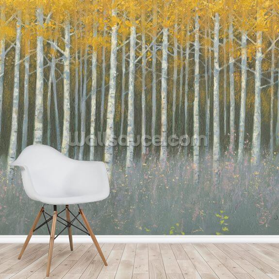 Forest Dusk Wall Mural | Wallsauce CA