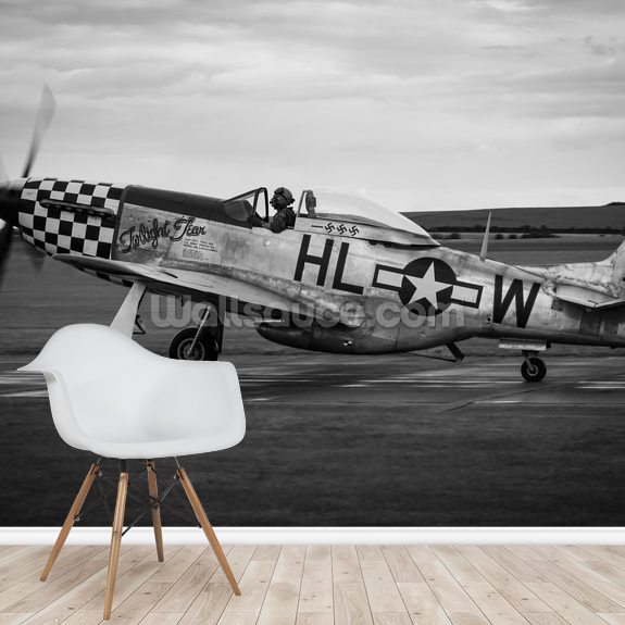 P51 Mustang Wall Mural Wallsauce Us