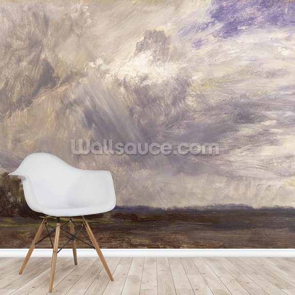 Landscape with Grey Windy Sky - Constable Mural | Wallsauce UK