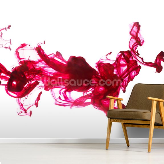 Rote Farbe Im Wasser Tapete Wallsauce De