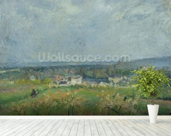 Pissarro Camille Landscape In Pontoise Wall Mural Wallsauce