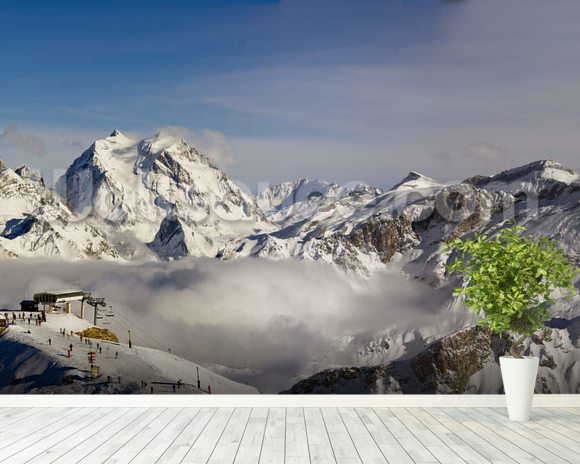 Courchevel Wallpaper Wall Mural | Wallsauce UK