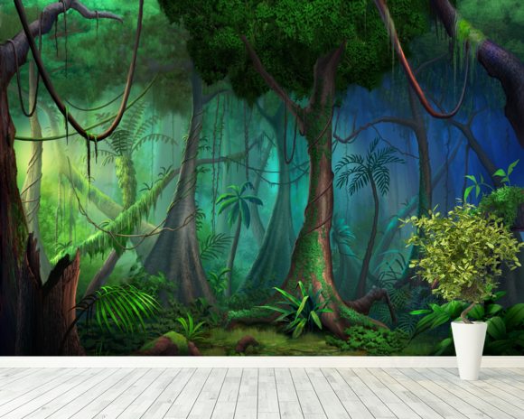 Rain Forest Wall Mural By Philip Straub | Wallsauce