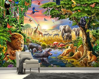 Animal Wallpaper & Wall Murals | Wallsauce UK