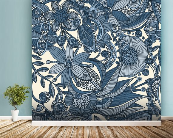 Flowers and doodles Wall Mural & Flowers and doodles Wallpaper ...