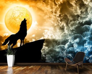 Wolf Wallpaper and Wall Murals | Wallsauce UK