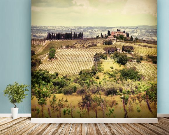 Vintage Tuscany Wallpaper Wall Mural Wallsauce Australia