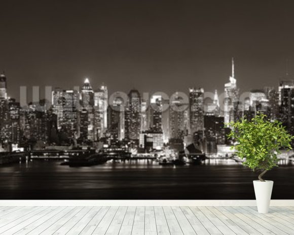 Midtown Manhattan skyline Wallpaper Wall Mural | Wallsauce USA