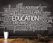 Education Cloud Wallpaper Wall Mural | Wallsauce USA