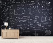 Black Chalkboard Wallpaper Wall Mural | Wallsauce USA