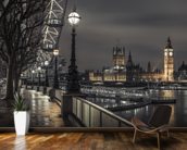 Westminster Across The Thames River Wall Mural Westminster Across The