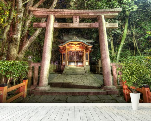 Shrine at Maruyama Park, Kyoto & Nick Jackson Wall Murals | Wallsauce UK