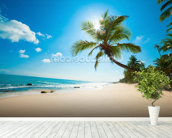 Tropical Beach Wallpaper Wall Mural Wallsauce Uk 3402