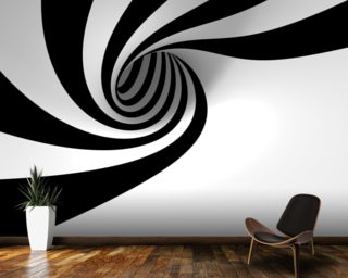 Spiral Pattern Wallaper & Wall Murals | Wallsauce UK