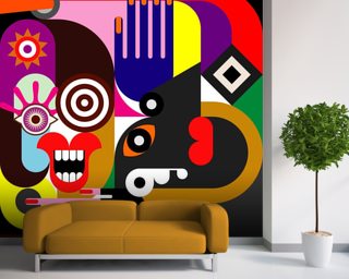 Abstract Art Wallpaper & Wall Murals | Wallsauce