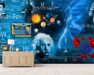 Scientists Saved by Wallpaper Mural