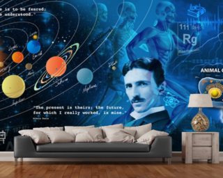 Scientists Saved by Wallpaper Mural