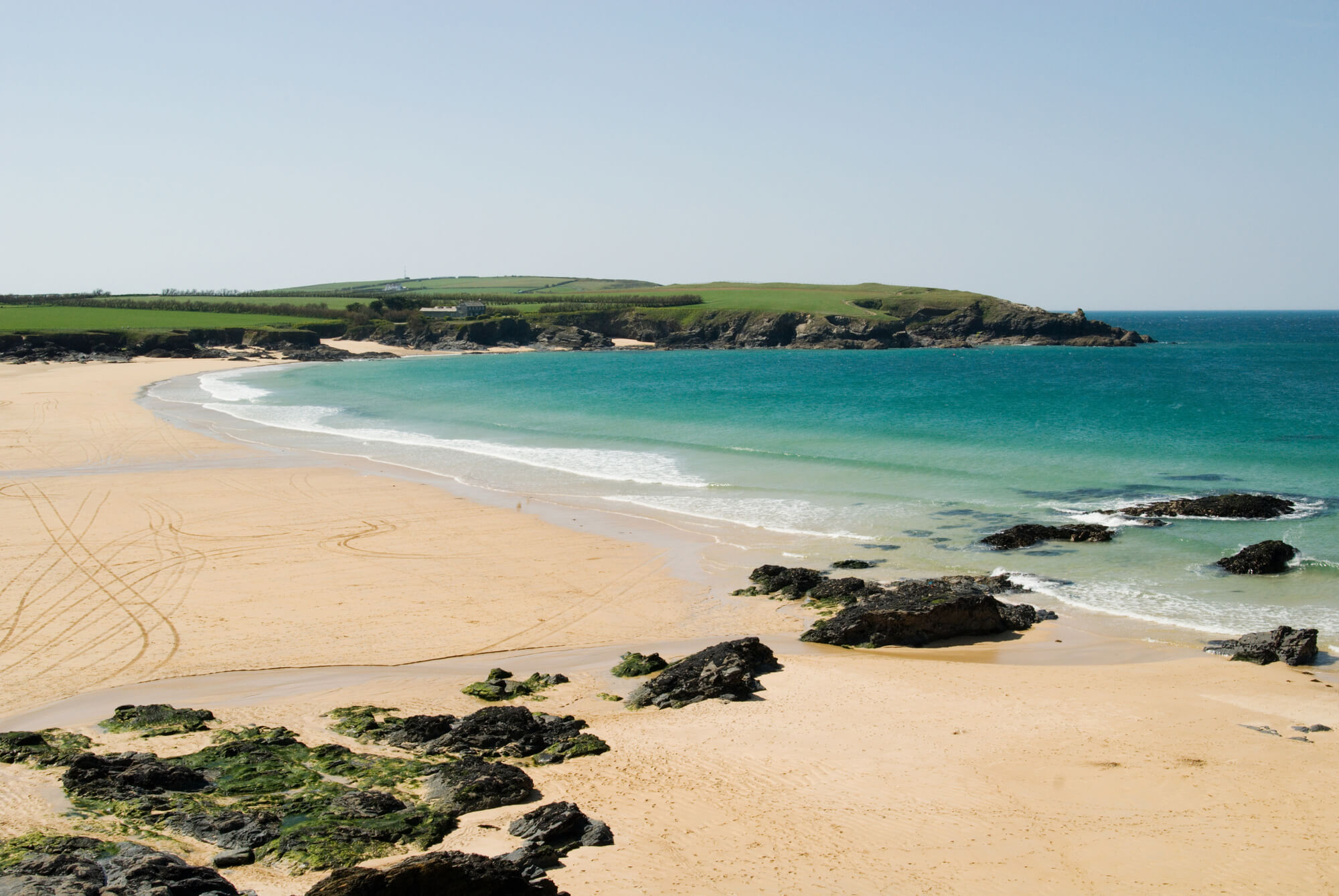 Harlyn Bay - Cornwall Wall Mural & Harlyn Bay - Cornwall Wallpaper ...