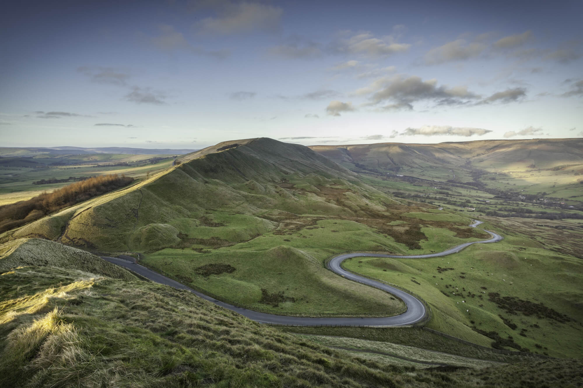 Mam Tor Road Wall Mural | Wallsauce UK