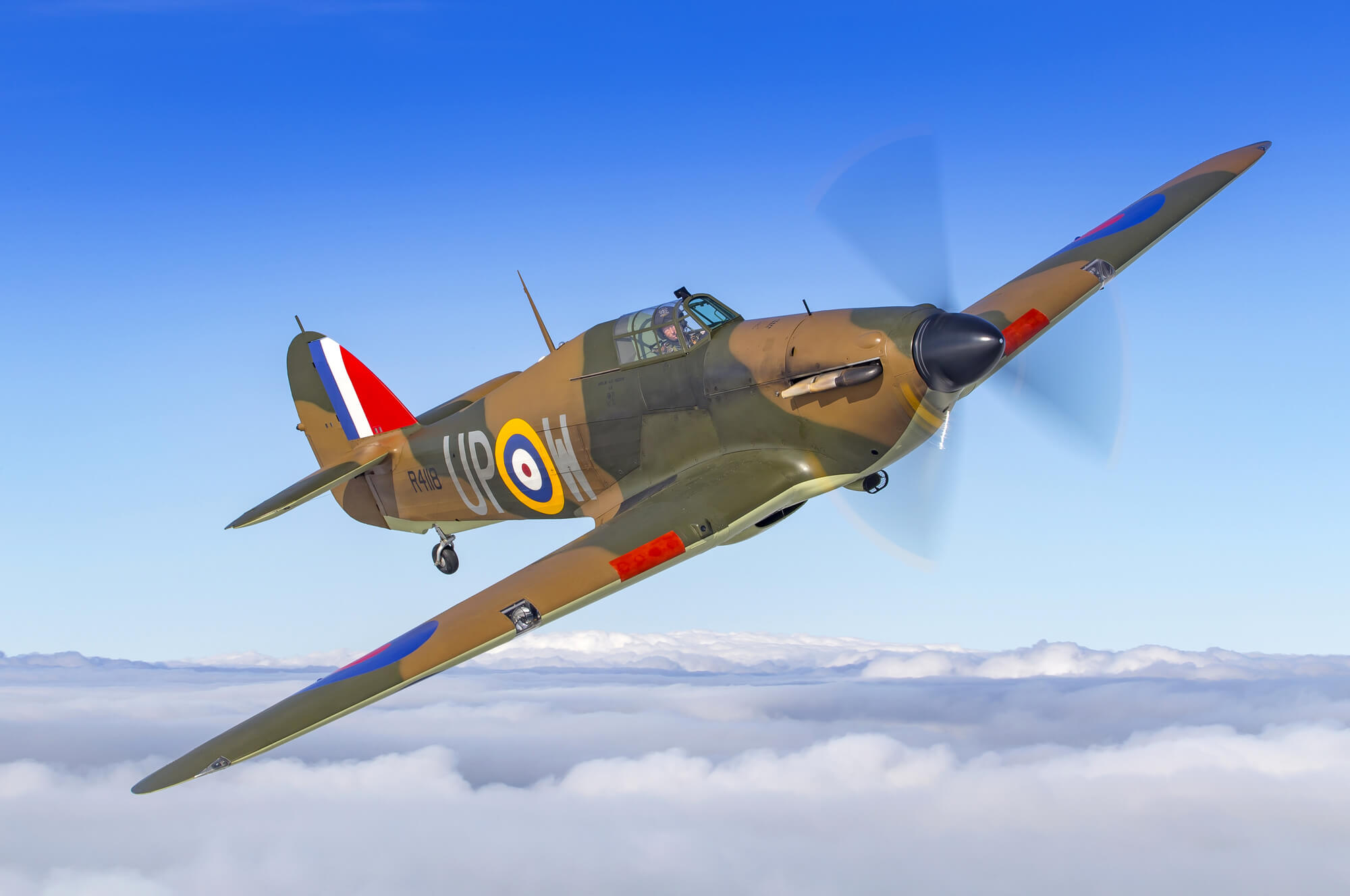 Battle of Britain Hurricane Wall Mural | Wallsauce UK