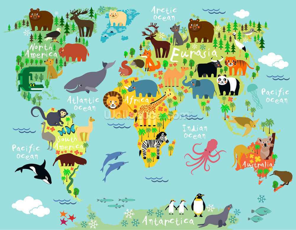 Animal Habitats Map