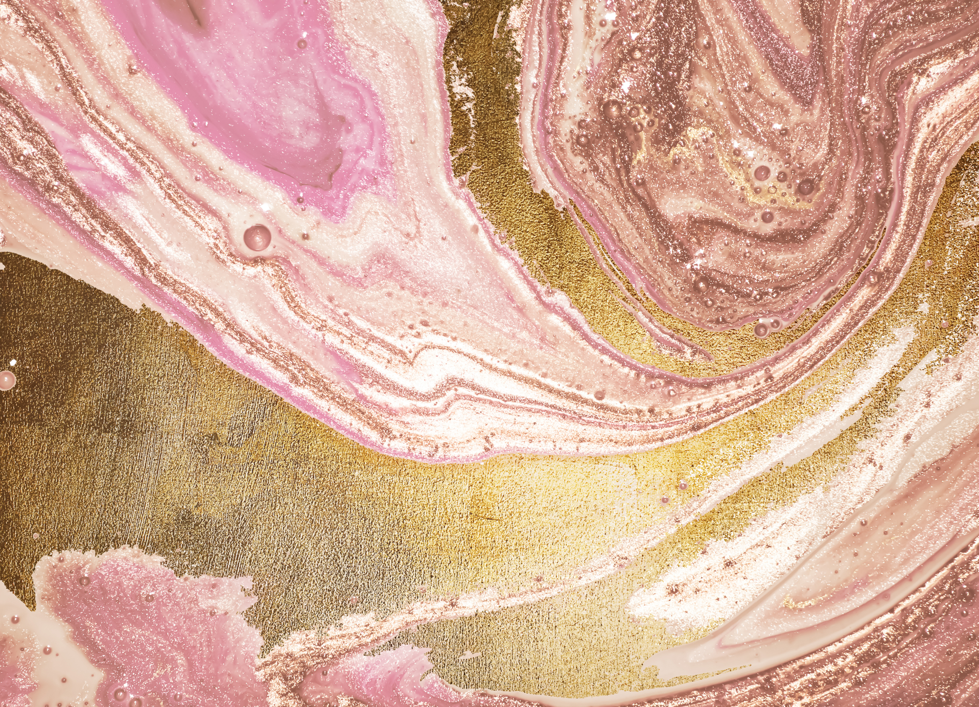 Pink Pastel Agate Marble Mural by Lara Skinner | Wallsauce UK