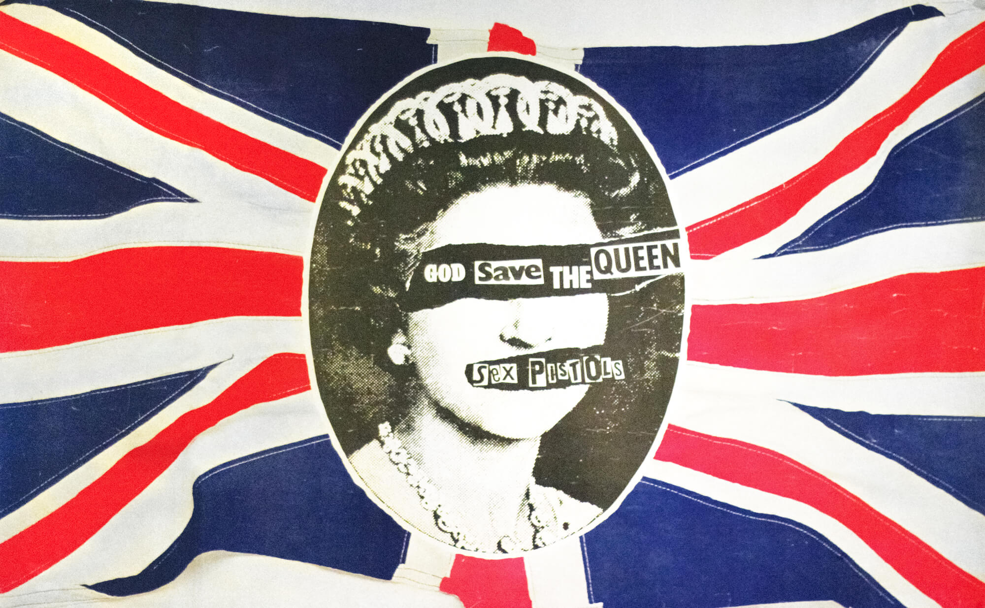 Sex Pistols God Save the Queen Wallpaper Mural | Wallsauce NZ