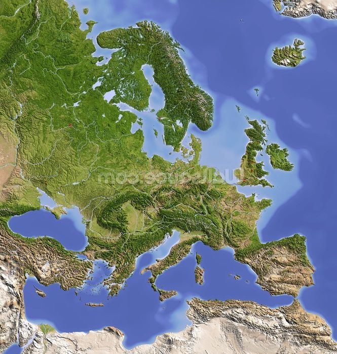 Large Detailed Relief Map Of Europe Europe Large Detailed Relief Map Images