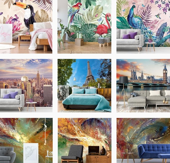 Wallpaper Inspiration & Wall Mural Ideas | Wallsauce UK