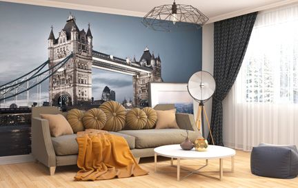 London Wallpaper & Wall Murals | Wallsauce UK