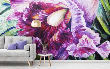 Orchid Wallpaper & Wall Murals | Wallsauce UK