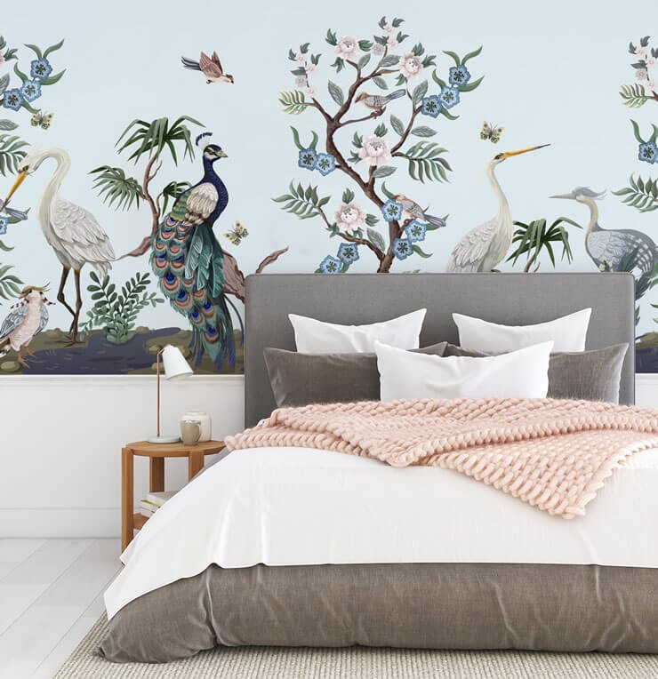 peacock bedroom